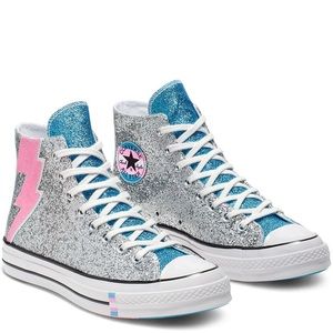 NWOB Converse Pride Glitter 70 High Tops
